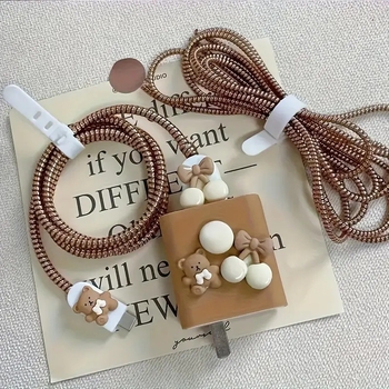 Datu kabeļa aizsargvāciņš Apple 18/20W uzlādei – TPU, lūzumizturīgs