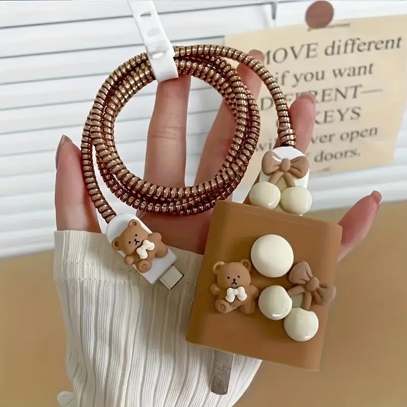 Datu kabeļa aizsargvāciņš Apple 18/20W uzlādei – TPU, lūzumizturīgs