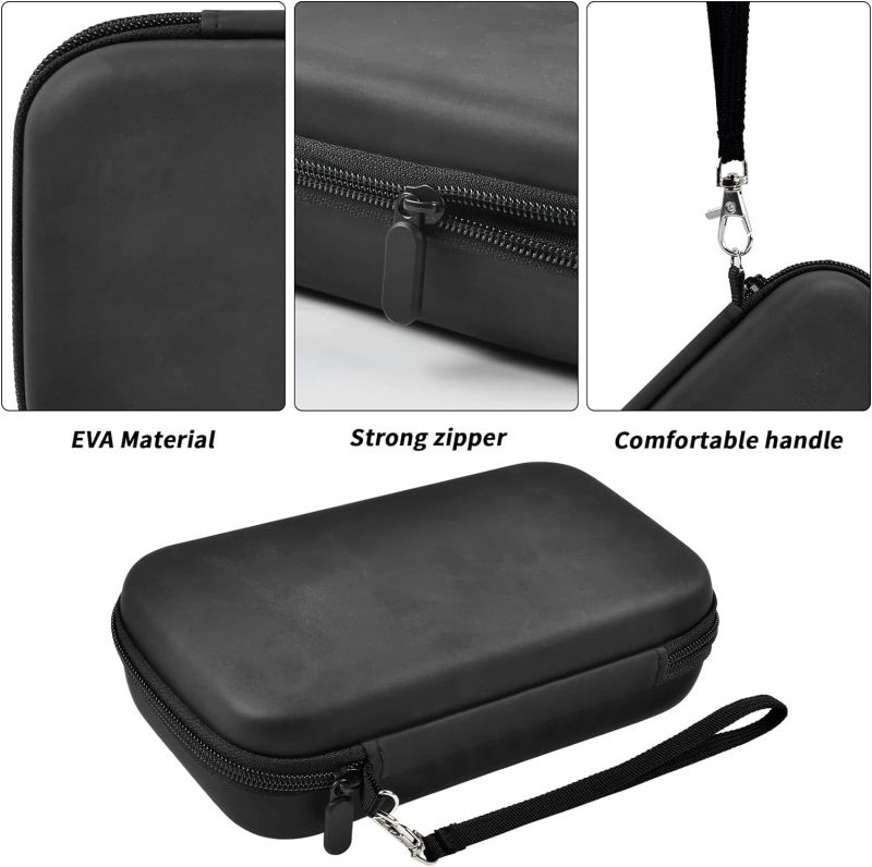 Dóza na cigary EVA: vhodná pre rezák cigár, zapalovač a zvlhčovač; vodeodolná, prenosná cestovná taška. Materiál: PU + EVA; Výroba: horúco lisované EVA + šitie; Nosnosť: 10 kg; Kód produktu: x171