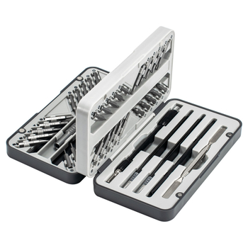 66-in-1 sada skrutkovačov pre opravu mobilných telefónov, Cr-V chróm-vanádiová oceľ, magnetická a izolovaná, Weeks Tools