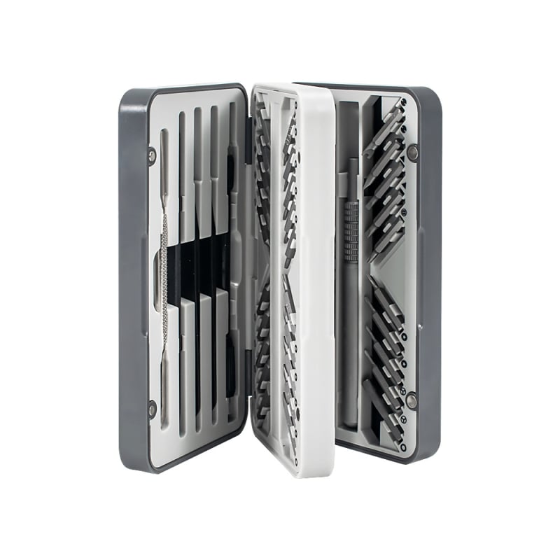 66-in-1 sada skrutkovačov pre opravu mobilných telefónov, Cr-V chróm-vanádiová oceľ, magnetická a izolovaná, Weeks Tools