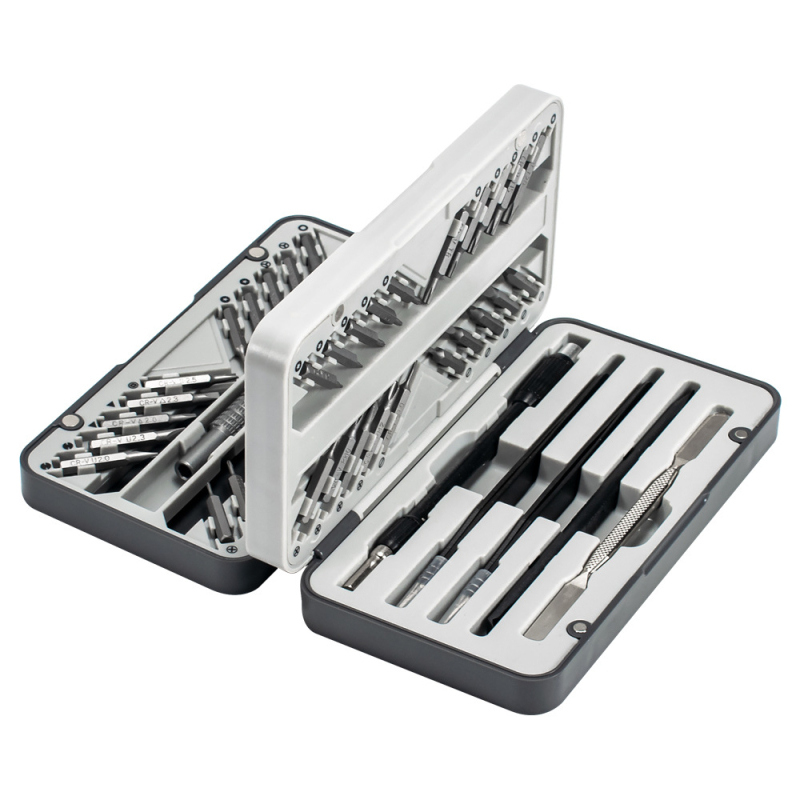 66-in-1 set odvijača za popravak mobitela, Cr-V krom-vanadijeva čelična, magnetski i izolirani, Weeks Tools