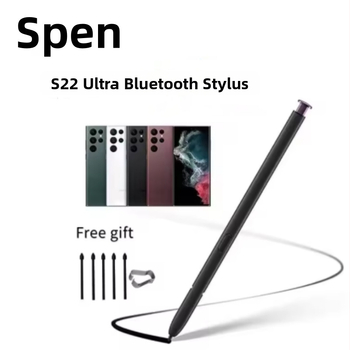 S Pen stylus pre Samsung Galaxy S22 Ultra s silikónovým plášťom (Model: S22, Kompatibilný so Samsungom)
