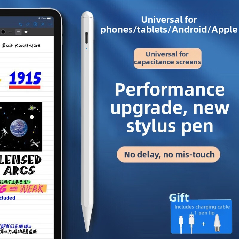ALNK stylus pero – univerzálny kapacitívny dotykový pero pre tablety a telefóny, kovové puzdro, magnetické upevnenie, kompatibilný so Samsung, Apple, OPPO, VIVO a Xiaomi