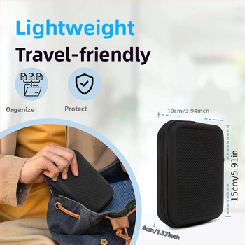 EVA skladovacia taška na slúchadlá, káble a mobilné pevné disky – proti pádu, odolná voči opotrebeniu, prispôsobiteľná podľa obrázka