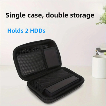 EVA skladovacia taška na slúchadlá, káble a mobilné pevné disky – proti pádu, odolná voči opotrebeniu, prispôsobiteľná podľa obrázka