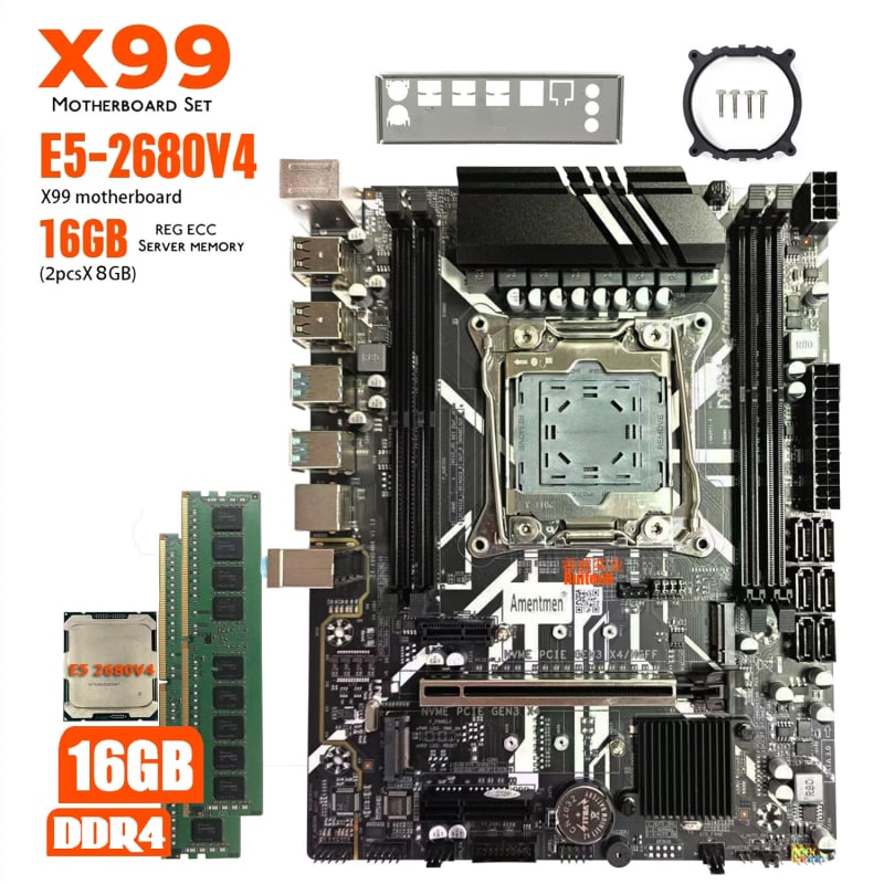 Placă de bază X99 – M-ATX, socket LGA 2011-3, DDR4, chipset C612, 128GB memorie maximă