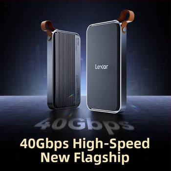 Lexar E750 USB4 NVMe M.2 externá SSD skrinka s Thunderbolt 4, podpora až 8 TB