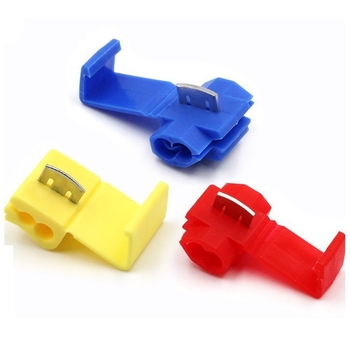 Rýchle spojovacie terminály, bez spájkovania, crimp konektory pre vodiče, 150 ks, WT04, WT25102301