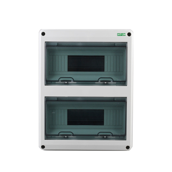 HT24 rozvádzač osvetlenia, plastový, povrchovo montovaný, IP65, 2 rady, 10–16 A