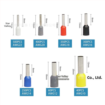 Tubulárny terminál pre AWG22 vodiče, studené lisovanie, pre elektrické prístroje