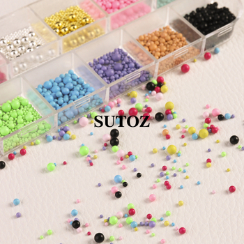 Perly na nechty - Cukrovinkový vzor, PET materiál, Roztomilý štýl, Značka SUTOZ