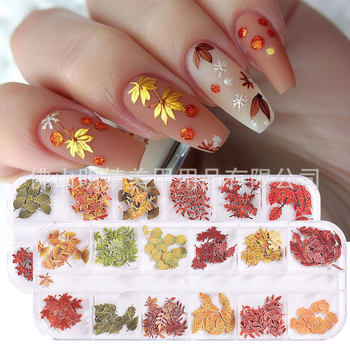 Čipky na nechty z drevenej pulpovej série – kvetinový vzor, materiál: plast, štýl INS, séria drevenej pulpovej čipky