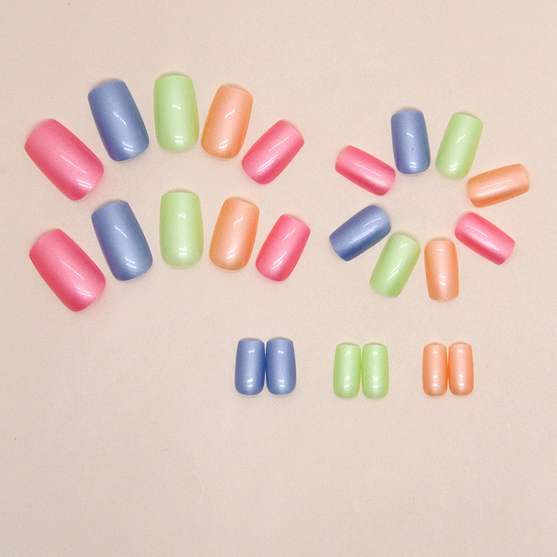 Самозалепващи изкуствени нокти – Zhen Yue, произход Джянсу, лицензирана частна марка, стил Инс, средна дължина, за жени