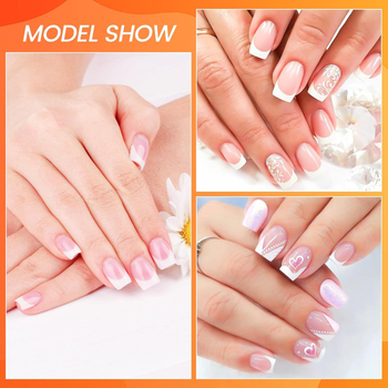 Küüntekunsti kleepsud, ultraõhukesed, läbipaistev küüneplaat, OEM-kaubamärk Dihua, tootenumber 0176