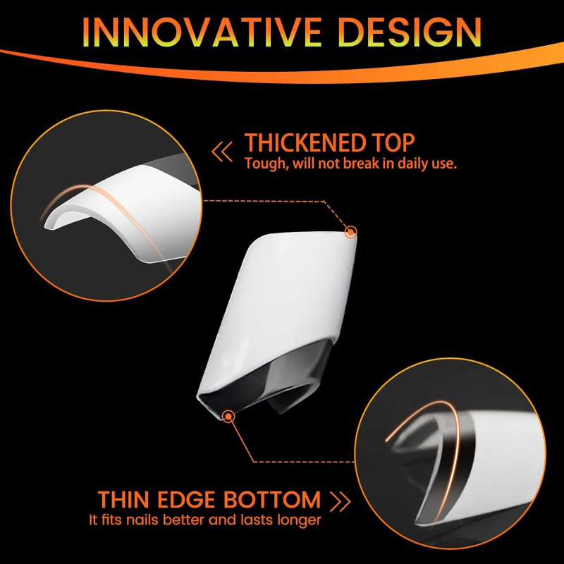 Küüntekunsti kleepsud, ultraõhukesed, läbipaistev küüneplaat, OEM-kaubamärk Dihua, tootenumber 0176