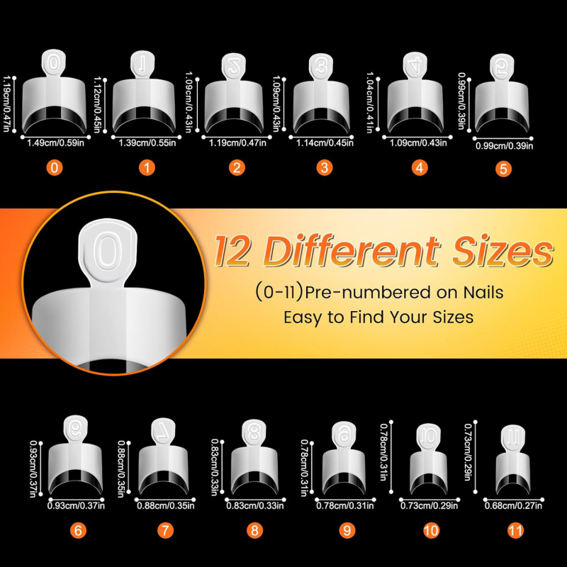 Küüntekunsti kleepsud, ultraõhukesed, läbipaistev küüneplaat, OEM-kaubamärk Dihua, tootenumber 0176