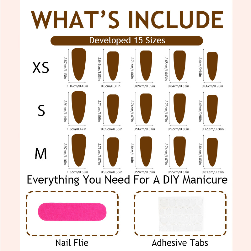 Nálepky na nechty – nositeľný dizajn, kreslený vzor, retro štýl, sada 30 kusov