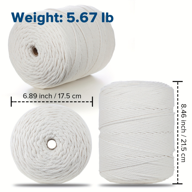 Junzhi памучно въже, DIY ръчна изработка и тъкане, модерно декоративно въже