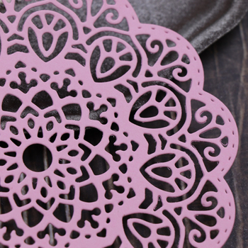 Винтидж дантелен диск за изрязване, метална матрица за изрязване с тиснене, за хартиено изкуство и DIY scrapbooking, опакована в PP торбичка