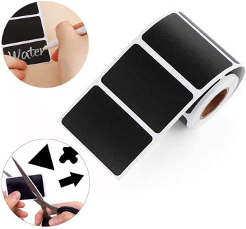 Кръгъл водоустойчив PVC многоразов стикер за дъска за кухня - модел A152-2, дебелина 0.08 мм, температура 30