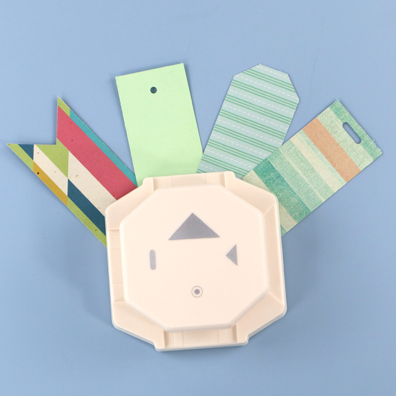 KM-6640 Kami 4-v-1 nástroj na embosovanie štítkov a rohové dierovanie, ručné ovládanie, perforácia 0,4 mm