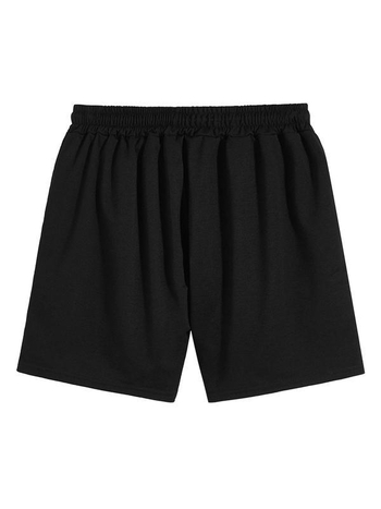 Meeste tõmmitsaga lühikesed püksid – vabalt istuv stiil, puuvill ja fleece kangas