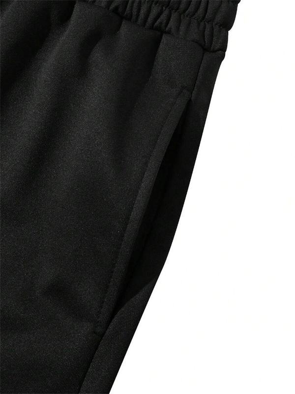 Meeste tõmmitsaga lühikesed püksid – vabalt istuv stiil, puuvill ja fleece kangas