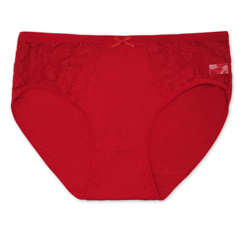 Ženske pamučne gaćice, niski struk, pletene, 95% pamuka, podstava prepona 35% pamuka