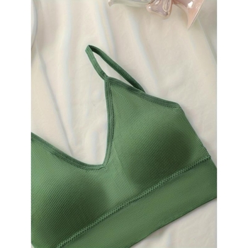 Set grudnjaka od čipke s najlonom i pamukom, tradicionalni luksuz, šalice s ušima zeca, bez oblikovanih šalice