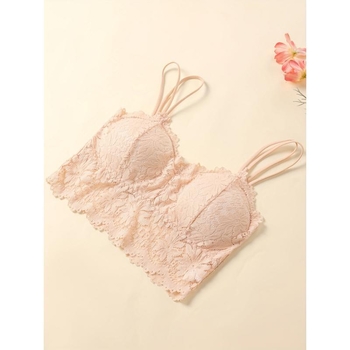 Set grudnjaka – čipka, najlon, pamučna podstava, Rabbit Ear Cup, skupljanje