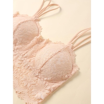 Set grudnjaka – čipka, najlon, pamučna podstava, Rabbit Ear Cup, skupljanje