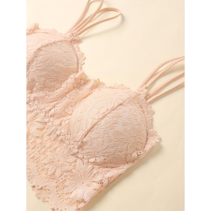 Set grudnjaka – čipka, najlon, pamučna podstava, Rabbit Ear Cup, skupljanje