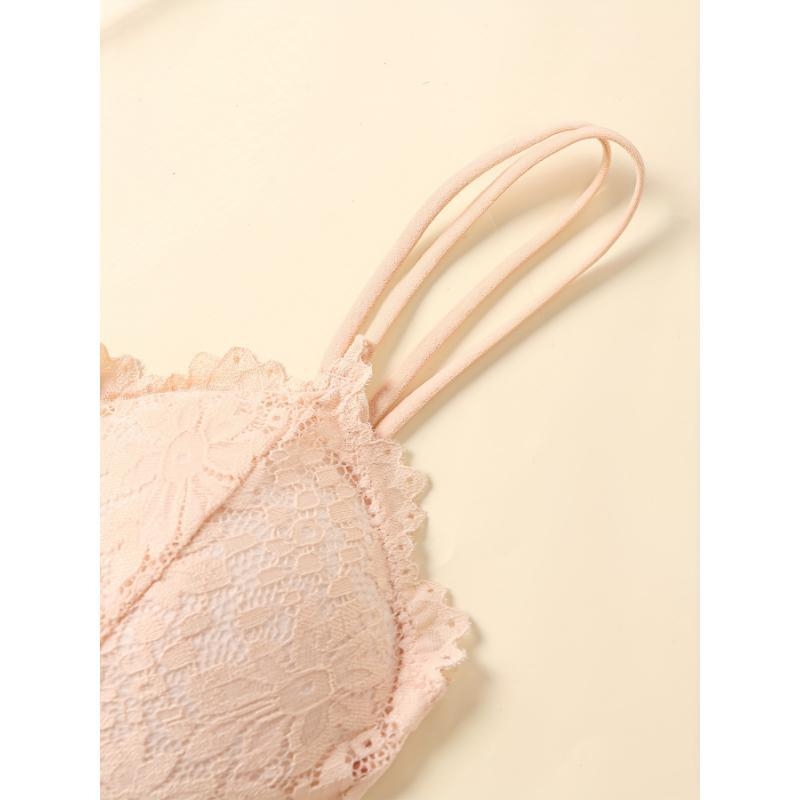 Set grudnjaka – čipka, najlon, pamučna podstava, Rabbit Ear Cup, skupljanje