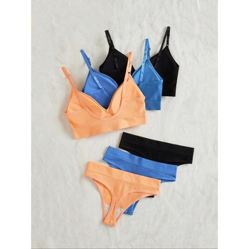 Set grudnjaka - trokutasti košarice, srednje oblikovane košarice, čipkast uzorak, podstava: Spandex, glavni materijal: 100% Drugo