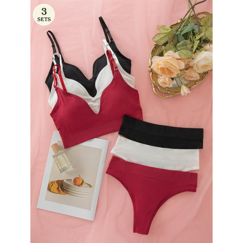 Set grudnjaka - trokutasti košarice, srednje oblikovane košarice, čipkast uzorak, podstava: Spandex, glavni materijal: 100% Drugo