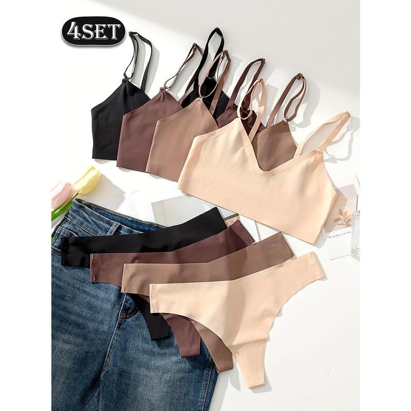 Set grudnjaka s najlonskom čipkom, pamukom bez oblikovanih košarica