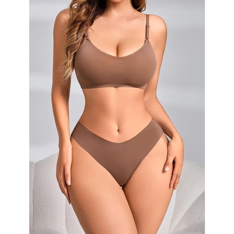 Set grudnjaka s najlonskom čipkom, pamukom bez oblikovanih košarica