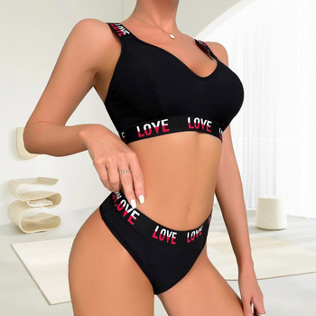 Pamučni set grudnjaka s prozračnim bezobličnim košaricama i čvrstima dvostrukim naramenicama – lagani sportski stil