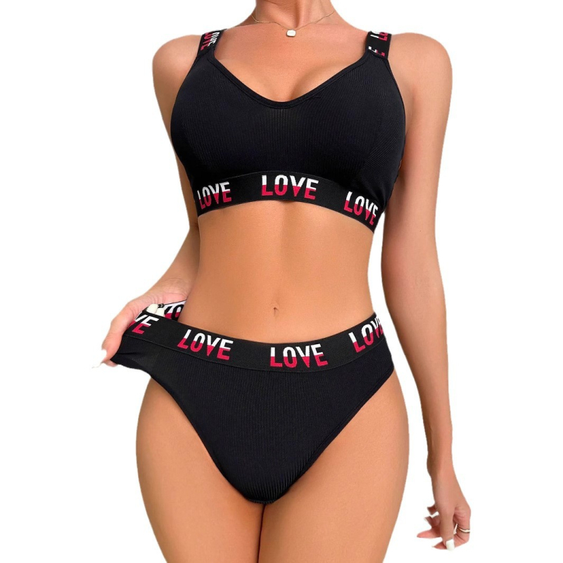 Pamučni set grudnjaka s prozračnim bezobličnim košaricama i čvrstima dvostrukim naramenicama – lagani sportski stil