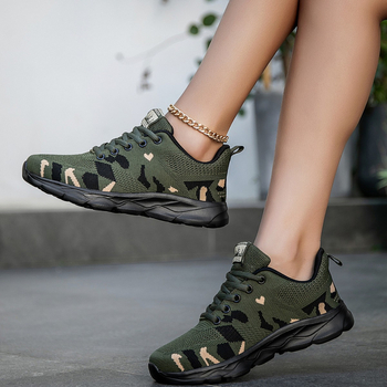 Ženske Fly-knit tenisice s vezicama, prozračne, MD potplat, niski gornji dio