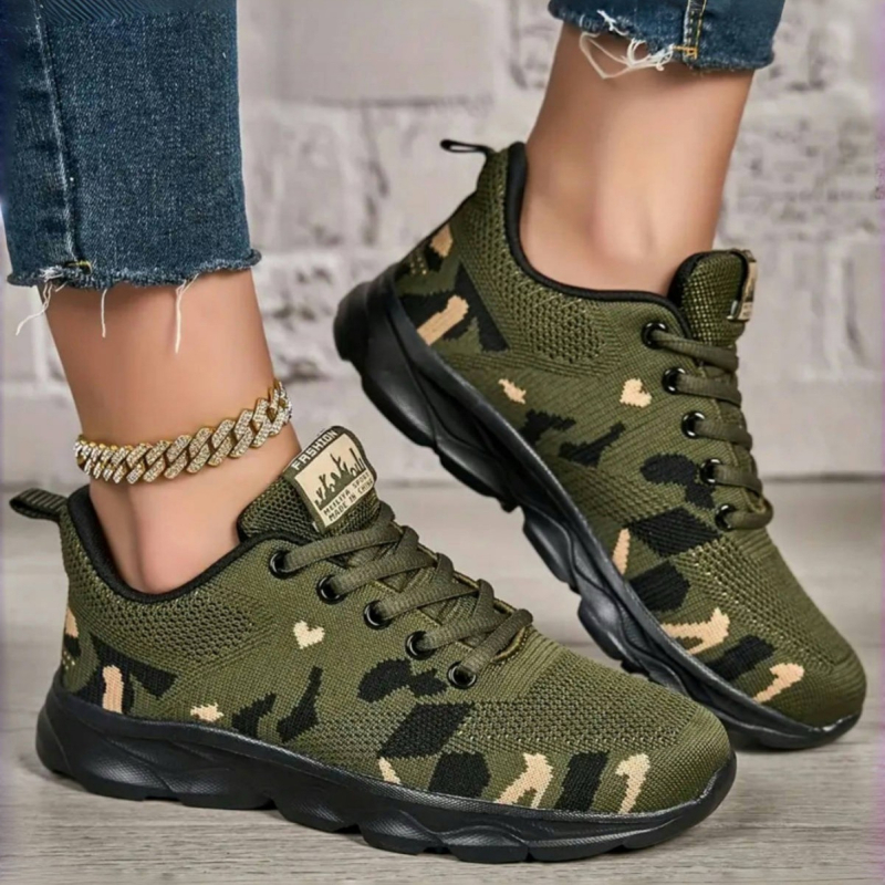 Ženske Fly-knit tenisice s vezicama, prozračne, MD potplat, niski gornji dio