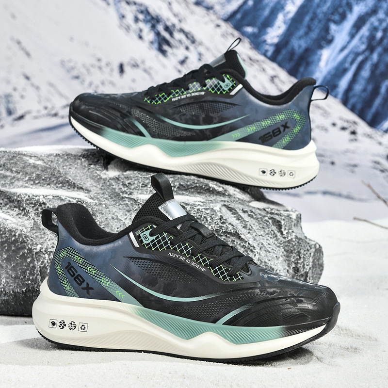 Unisex bežecké tenisky s fleecovou výstelkou na zimu, priedušné, tlmenie nárazov, gumová podrážka (mid-top, šnurovanie)