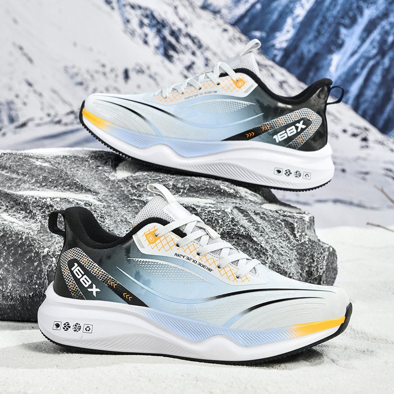 Unisex bežecké tenisky s fleecovou výstelkou na zimu, priedušné, tlmenie nárazov, gumová podrážka (mid-top, šnurovanie)