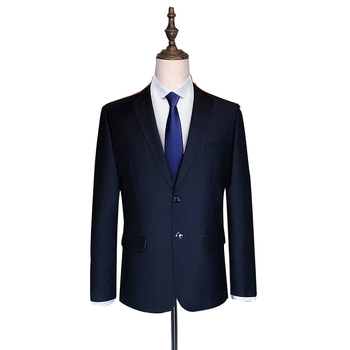 Vyrų kasdieninis kostiumas, visoms sezonoms, laisvas kirpimas, apykaklė su reversu, sintetinių pluoštų mišinys su medvilnine pagrindine medžiaga