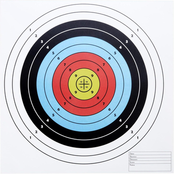 Samoljepljiva ciljna naljepnica za gađanje – kvadratni PVC, debljina 0,1 mm, visoka čvrstoća na rastezanje, otpornost na 65°C, pogodna za trening s oružjem i gađanje lukom