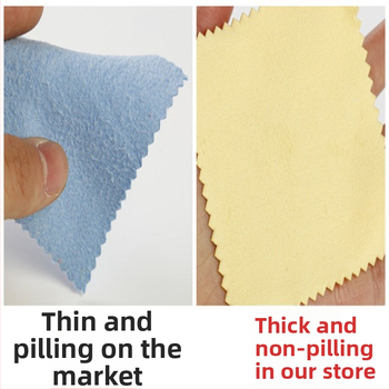 Strieborná čistiaca a leštiaca handrička na šperky a strieborné riady