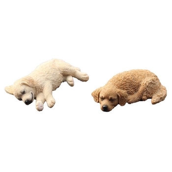 Автомобилен ароматизиращ декоративен елемент с карикатурен златен ретривър, ароматен камък, неправилна форма, марка Bin