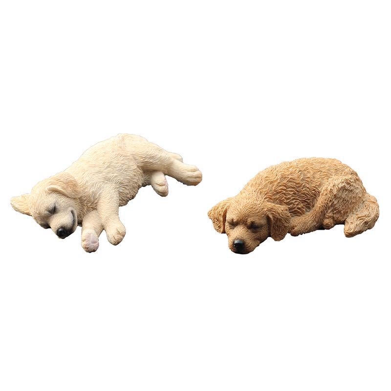 Автомобилен ароматизиращ декоративен елемент с карикатурен златен ретривър, ароматен камък, неправилна форма, марка Bin