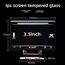 Lefi X7 Automobilový OBD-GPS Viacúčelový Prístroj, Teplota vody, Teplota oleja turbíny, Gyroskop, 12V LCD Displej